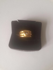 Goldener Ring Chopard