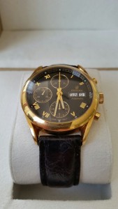 Goldene -750- Herrenuhr FESTINA