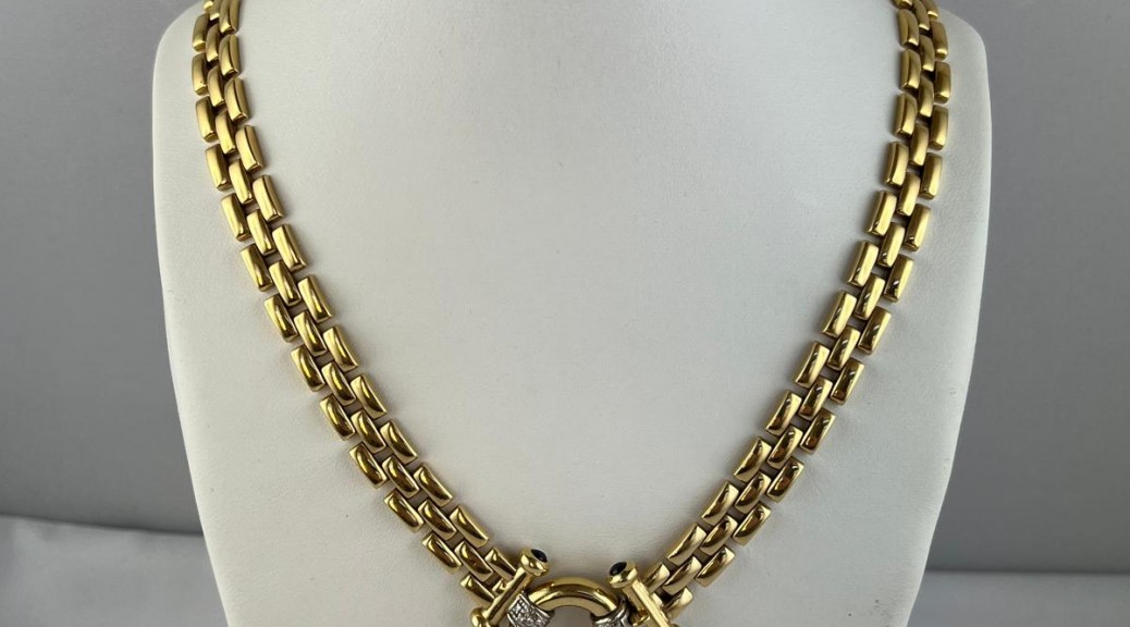 Goldenes Collier mit Splitter