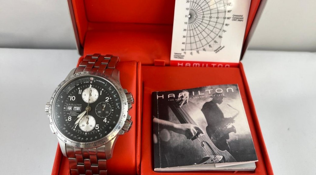 Stahl Herrenarmbanduhr HAMILTON Automatik